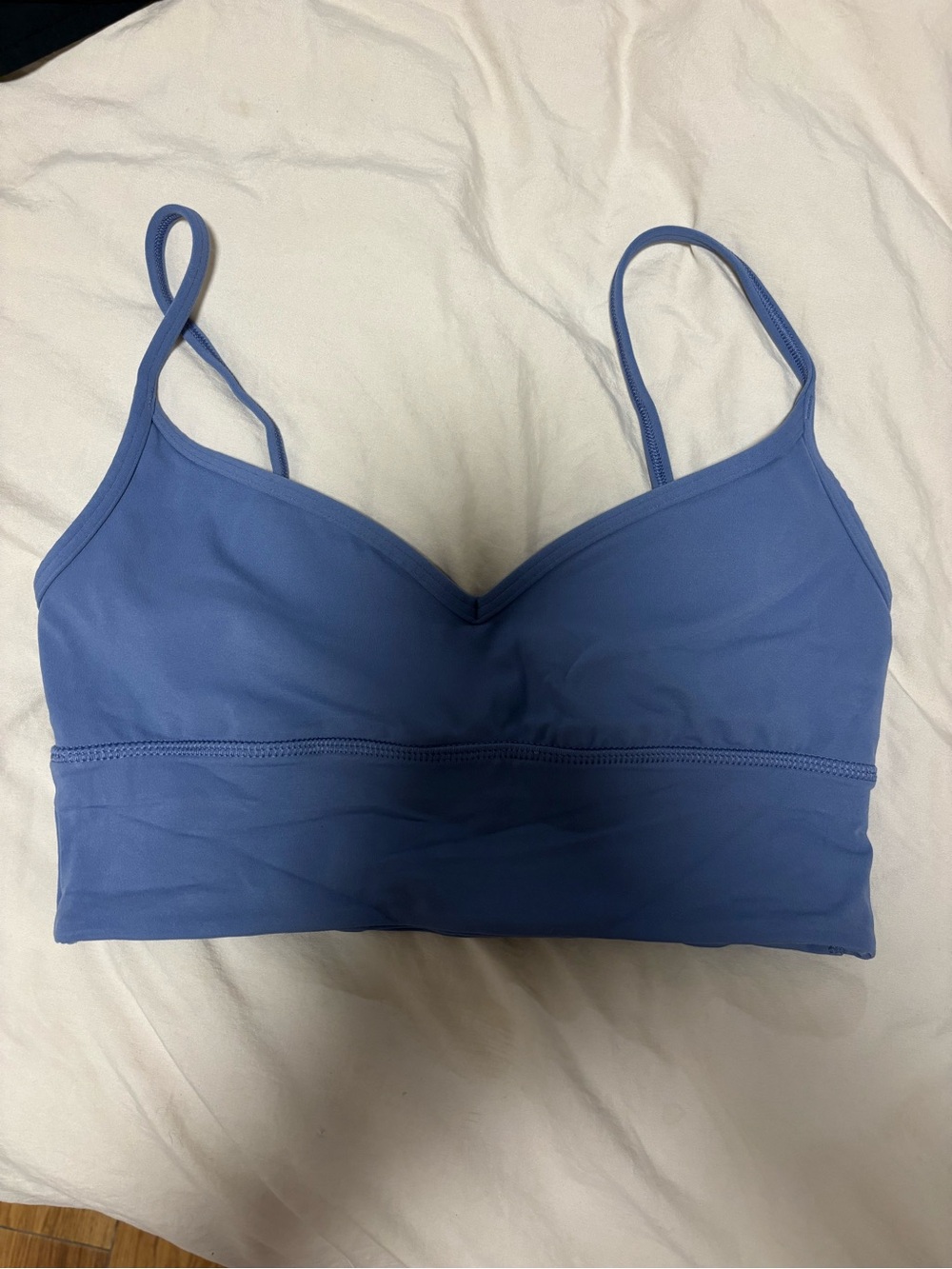 lululemon athletica Blue Lightweight V-Neck Sports Bralette